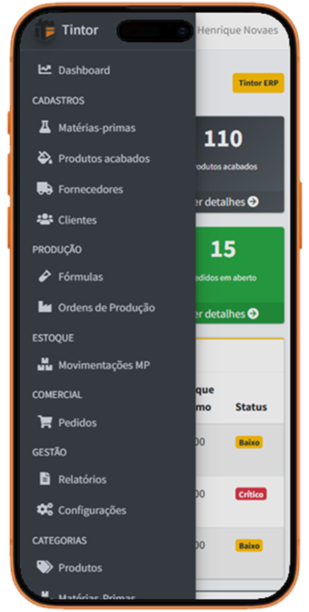 TINTOR em qualquer dispositivo